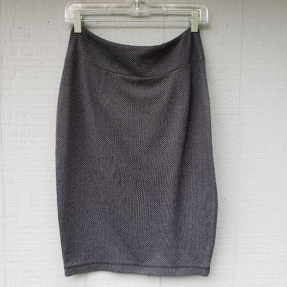 Kavu Herringbone Long Pencil Skirt Stretchy Small - Picture 1 of 5